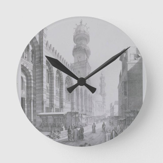 Äußeres der Moschee von Qalaoun, überzieht 20 von Runde Wanduhr (Vorderseite)