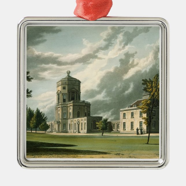 Äußeres des astronomischen Observatoriums, Ornament Aus Metall (Vorne)