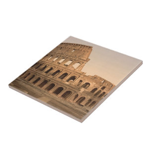 Äußeres des Colosseum, Rom, Italien Fliese