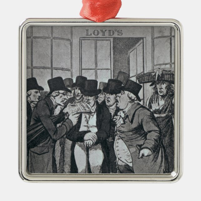 Äußeres Lloyds von London Ornament Aus Metall (Vorne)