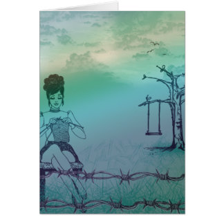 Äußeres strickendes Card2