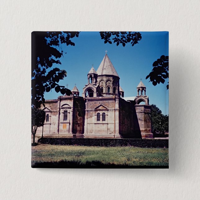 Äußeres von Etchmiadzin Kathedrale Button (Vorderseite)