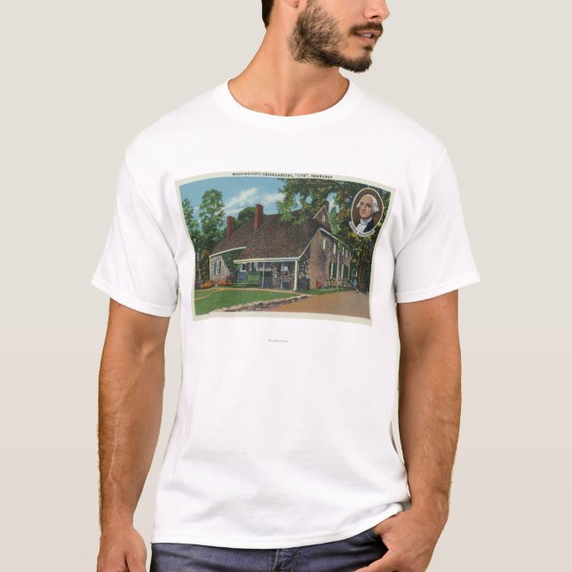 Äußeres von George Washingtons Hauptquartier T-Shirt (Vorderseite)