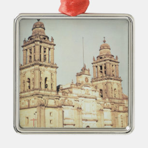Äußeres von Mexiko- Citykathedrale Silbernes Ornament
