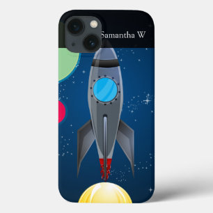 Äußeres Weltraumrakete-Schiff iPhone 13 Hülle