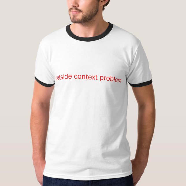 Äußeres Zusammenhang-Problem T-Shirt (Vorderseite)