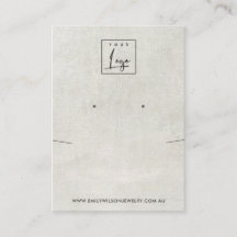 AUSSERGEWOGENE GRAY CONCRETENECKLACE EARRING DISPL