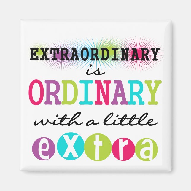 Außergewöhnlich Magnet (Vorne)