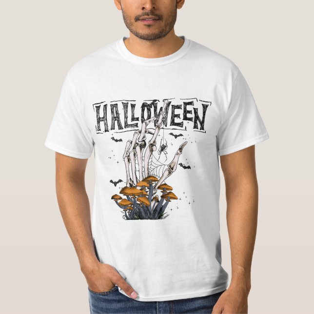 Außergewöhnlich stilistische Halloween-Shirts T-Shirt (Vorderseite)