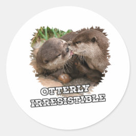 Außergewöhnlich unwiderstehlicher Charme Runder Aufkleber