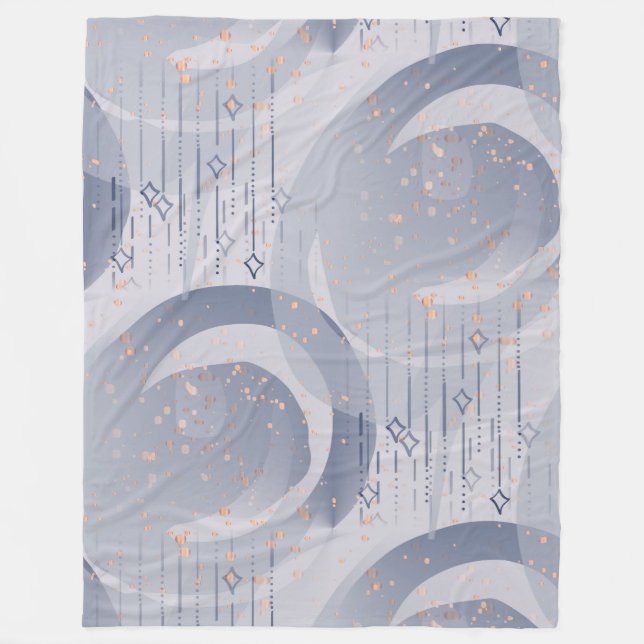 Außergewöhnliche Abstrakte Deko-Muster 1 Fleecedecke (Vorderseite)