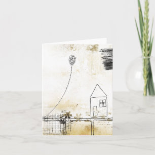 außergewöhnliche Anmerkungs-Karte Dankeskarte