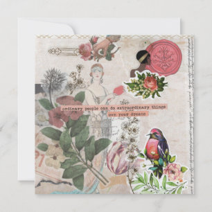 Außergewöhnliche Dreams Flat Grußkarte