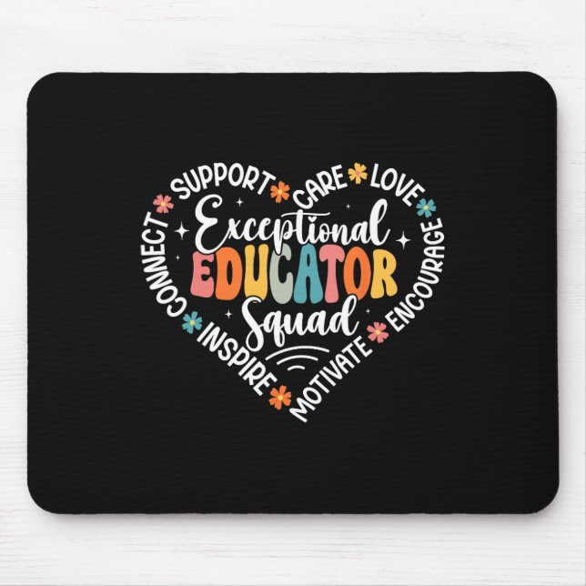 Außergewöhnliche Erzieher-Truppe-Woche Wertschätzu Mousepad (Vorne)