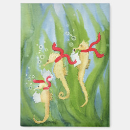 Außergewöhnliche Ferientiere: Seepferd Magnet 2.5"