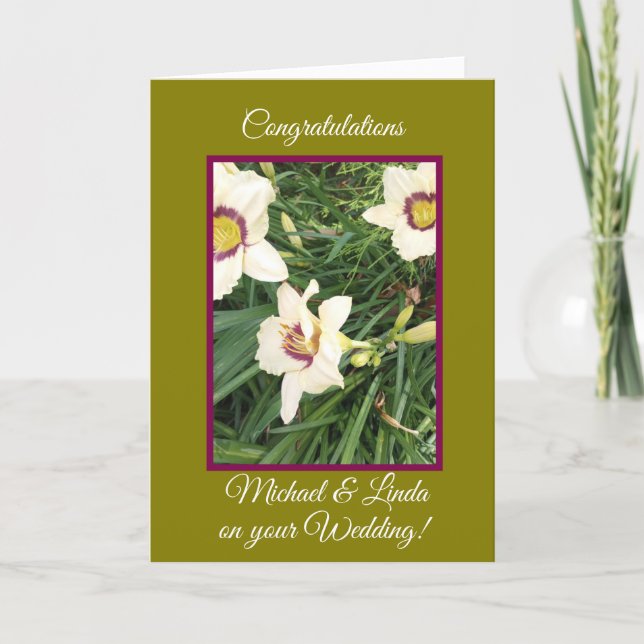 Außergewöhnliche Hochzeitkarte Karte (Vorderseite)