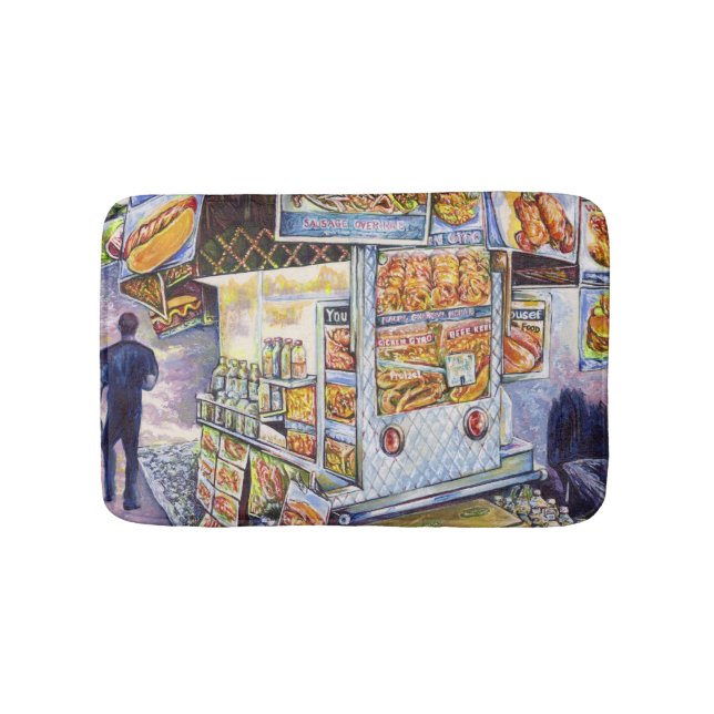 Außergewöhnliche künstlerische Arbeit Badematte (Vorderseite)