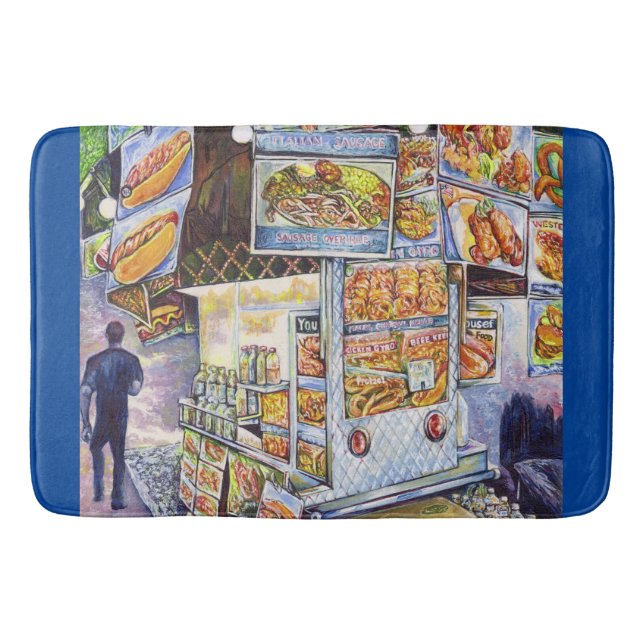 Außergewöhnliche künstlerische Arbeit Badematte (Vorderseite)