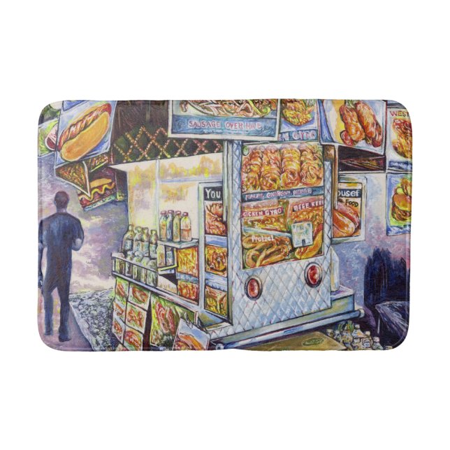 Außergewöhnliche künstlerische Arbeit Badematte (Vorderseite)