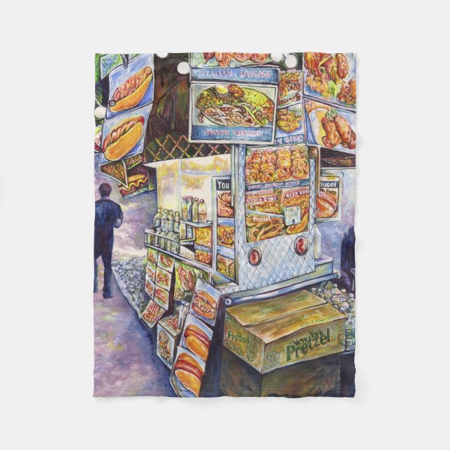 Außergewöhnliche künstlerische Arbeit Fleecedecke (Vorderseite)