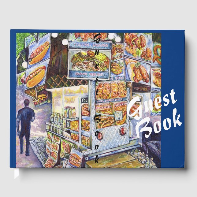 Außergewöhnliche künstlerische Arbeit Gästebuch (Vorderseite)