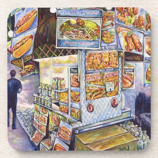 Außergewöhnliche künstlerische Arbeit Getränkeuntersetzer (Vorderseite)