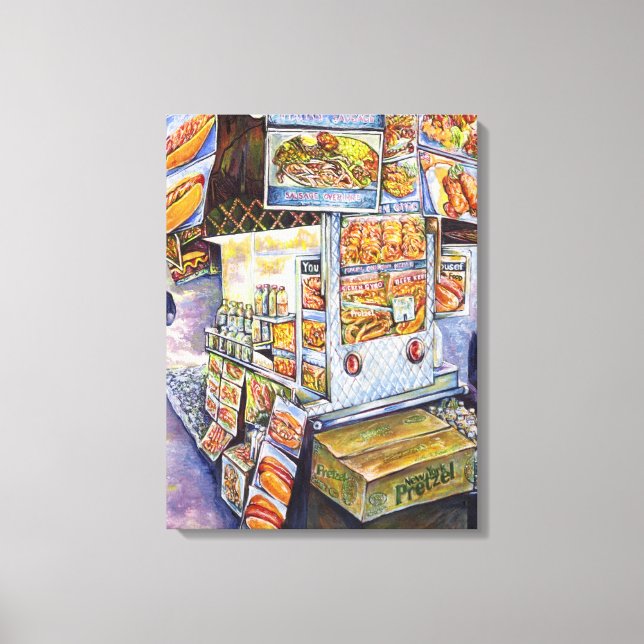 Außergewöhnliche künstlerische Arbeit Leinwanddruck (Vorderseite)