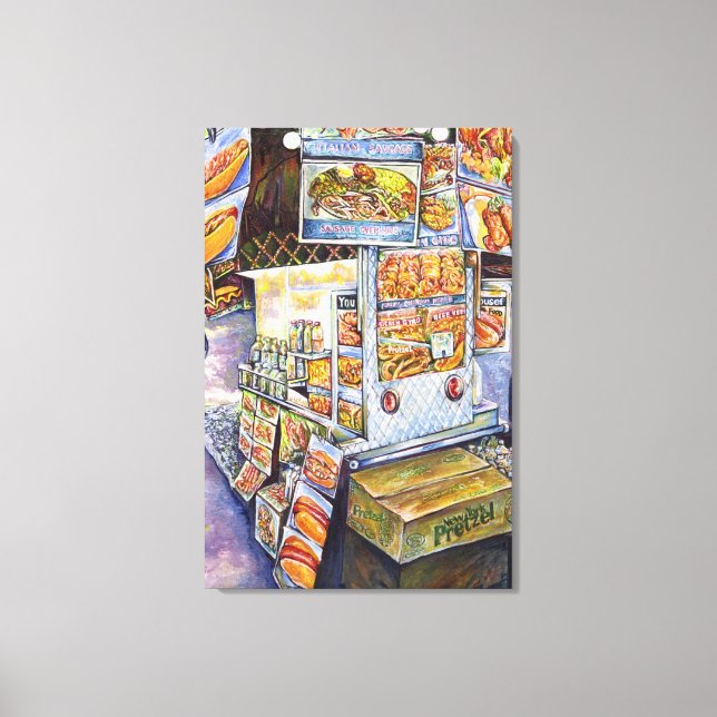 Außergewöhnliche künstlerische Arbeit Leinwanddruck (Vorderseite)