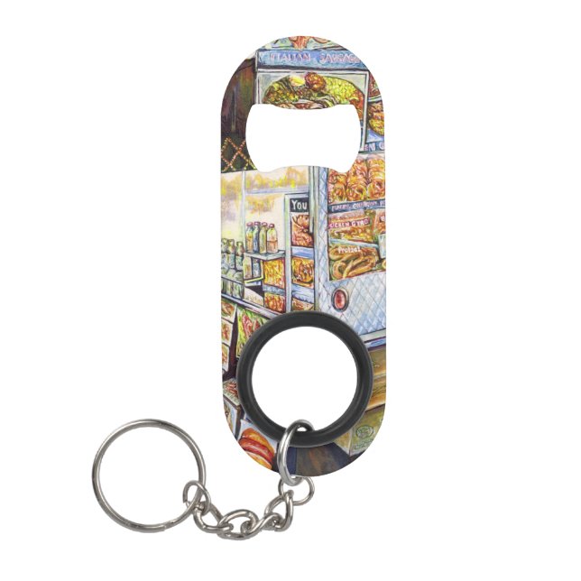 Außergewöhnliche künstlerische Arbeit Mini Flaschenöffner (Vorderseite)