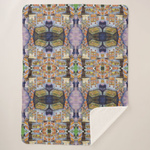 Außergewöhnliche künstlerische Arbeit Sherpadecke