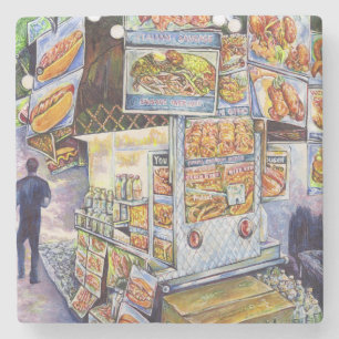 Außergewöhnliche künstlerische Arbeit Steinuntersetzer