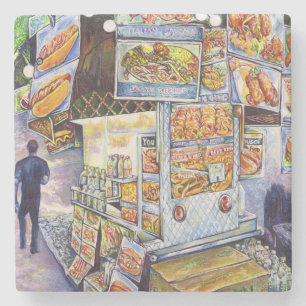 Außergewöhnliche künstlerische Arbeit Steinuntersetzer