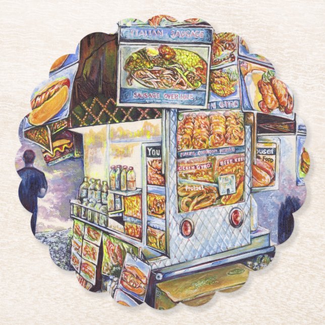 Außergewöhnliche künstlerische Arbeit Untersetzer (Vorderseite)