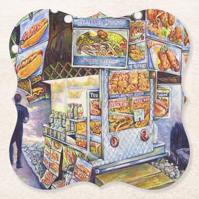 Außergewöhnliche künstlerische Arbeit Untersetzer (Vorderseite)