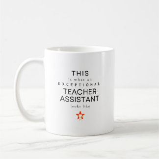 Außergewöhnliche Lehrkraft-Assistentin Personalisi Kaffeetasse
