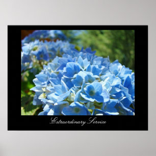 Außergewöhnliche Servicebüro Fine Art Drucke Blau