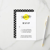 Außergewöhnliche Tennis-Thema Hochzeit RSVP-Karten