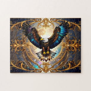 Außergewöhnlicher amerikanischer Weißkopfseeadler Puzzle