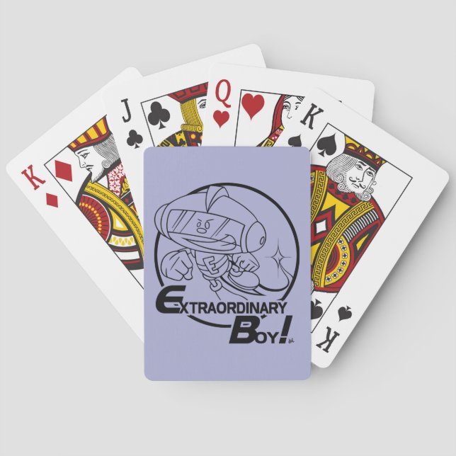 Außergewöhnlicher Junge! Karten spielen Spielkarten (Rückseite)