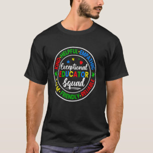 Außergewöhnliches Erzieher-Team Neurodiversität Au T-Shirt