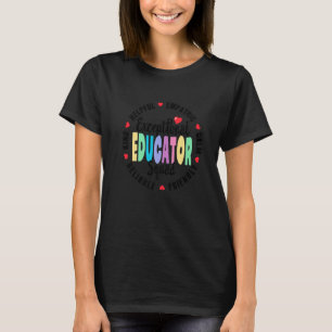 Außergewöhnliches Lehrerteam Sonderpädagogik unter T-Shirt
