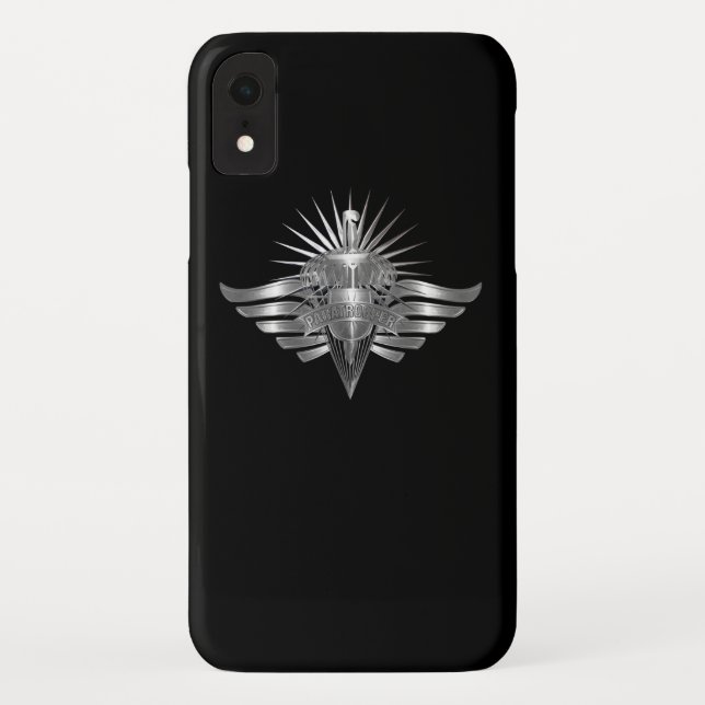 Außergewöhnliches Paratrooper-Gedenkdesign Case-Mate iPhone Hülle (Rückseite)