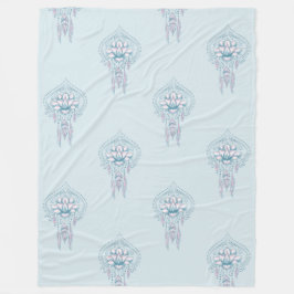 Außergewöhnliches spirituelles Symbol Muster 1 Fleecedecke