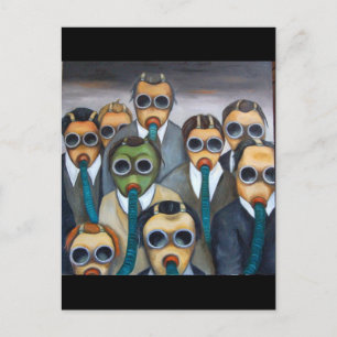 Außerhalb 4 der Sitzung Postkarte