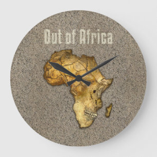 Außerhalb Afrikas Große Wanduhr