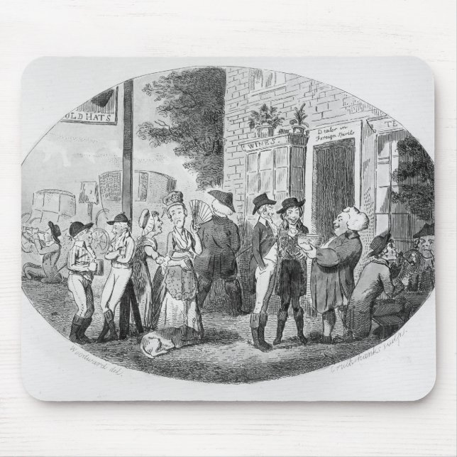 Außerhalb der alten Hut-Taverne Mousepad (Vorne)