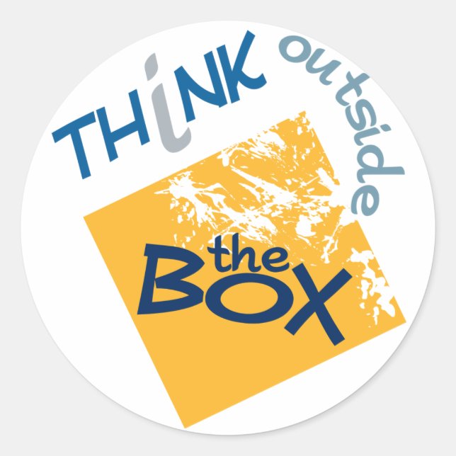 Außerhalb der Box Aufkleber (Vorderseite)