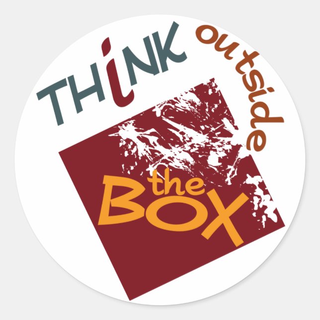 Außerhalb der Box Aufkleber (Vorderseite)