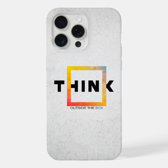 Außerhalb der Box - Untergrund Edition iPhone Hülle (Rückseite)