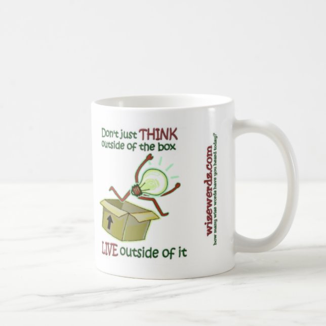 Außerhalb der Kasten-Tasse - Licht Tasse (Rechts)